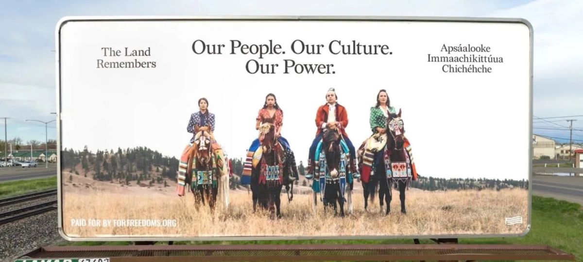 Billboard Project in Billings Celebrates Crow Culture and People