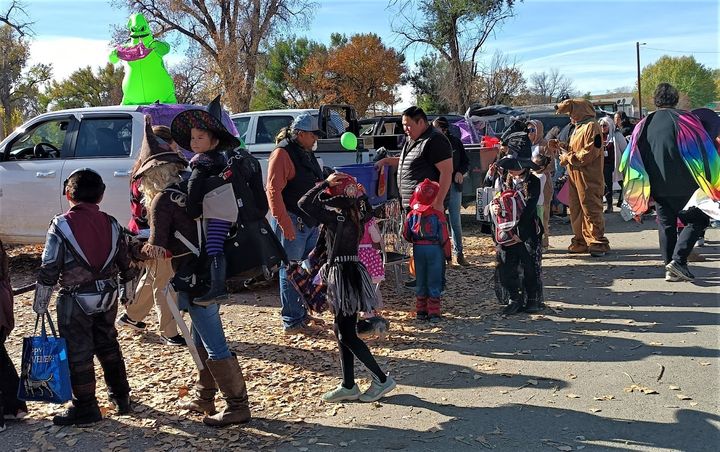 Area schools celebrated Halloween at the Crow Tribe's annual Trunk or Treat. / Courtesy photo